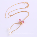 41779-Xuping Wholesale charms party gifts bowknot shape necklace with pearl